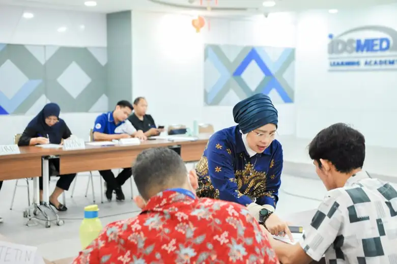 Pendampingan langsung saat latihan
