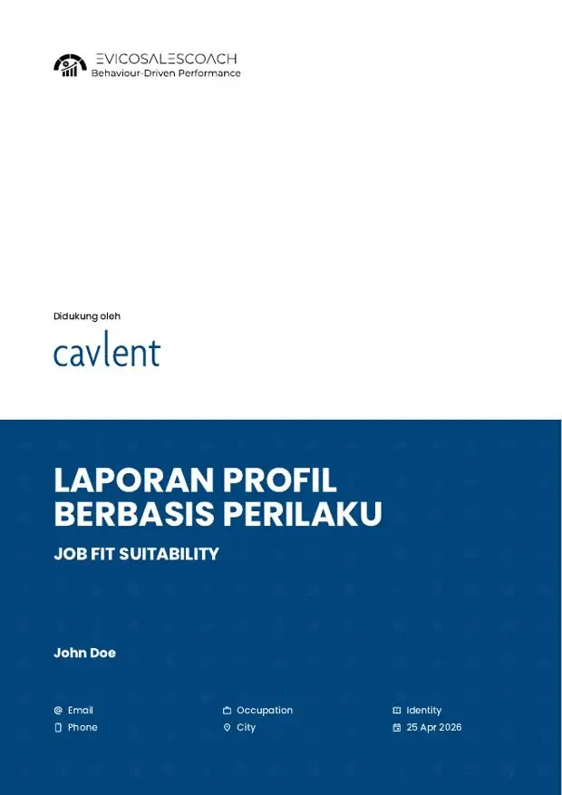 Sampul laporan Job Fit Suitability